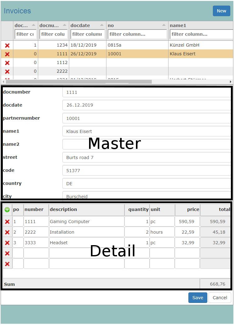 well known invoice